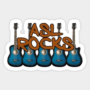 ASL Rocks Sticker